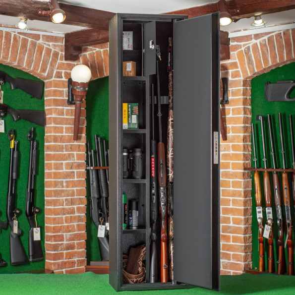 Сейф оружейный на 3 оружия Орел Ш-13 черный -
                                                        Фото 3