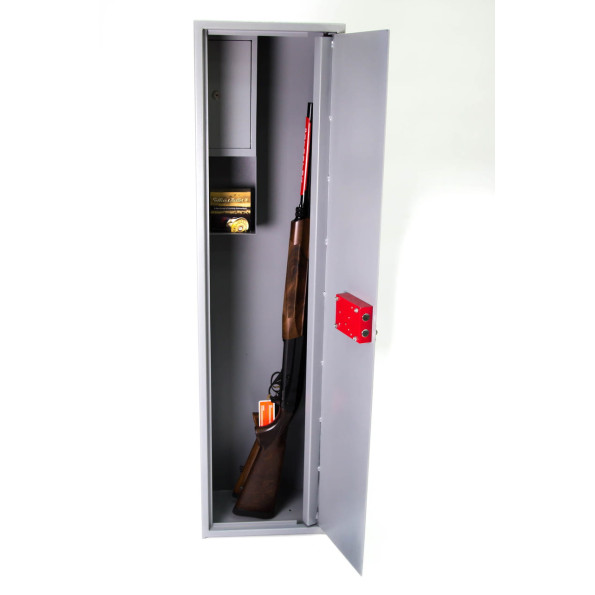 Сейф оружейный на 3 оружия Орел С-13 серый -
                                                        Фото 4