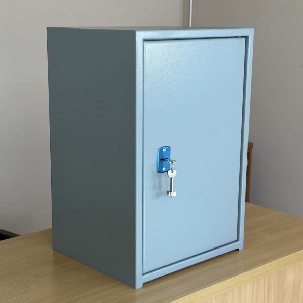 Офисный сейф С-60 серый -
                                                        Фото 3