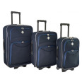 Комплект валіз Bonro Style 3 штуки синій