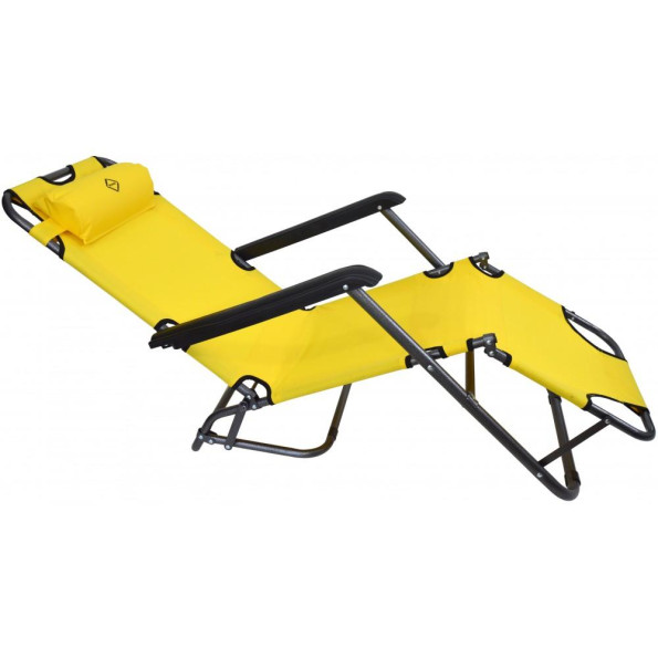Шезлонг лежак Bonro 178 см желтый -
Фото 3 Шезлонг лежак Bonro 178 см желтый -
Фото 3