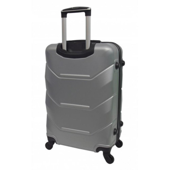 Валіза середня срібна -
                                                        Фото 2