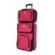Комплект чемодан + сумка Bonro Best середній вишневий -
                                                        Фото 1