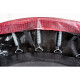 Батут Atleto 312 см з подвійними ногами червоний -
                                                        Фото 4