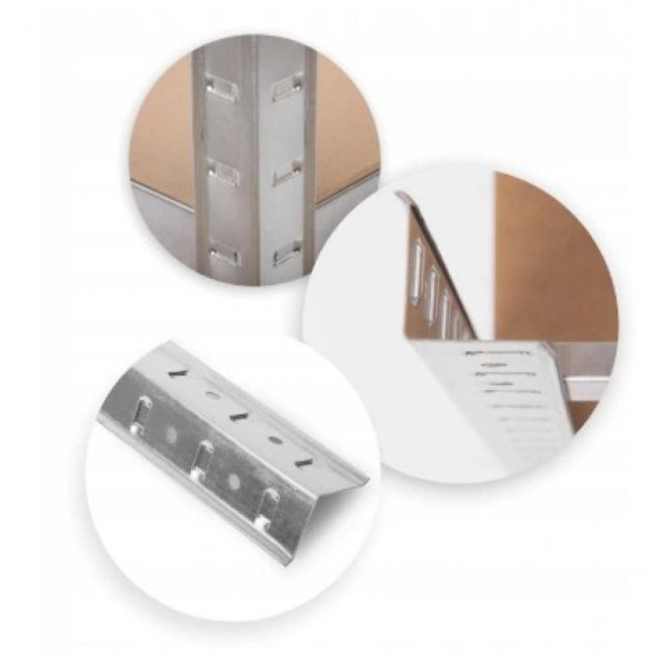 Стелаж кутовий металевий для дому, магазину, гаража -
                                                        Фото 4