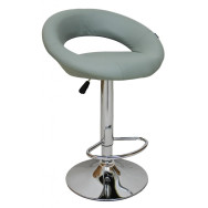 Барный стул со спинкой Bonro B-650 серый