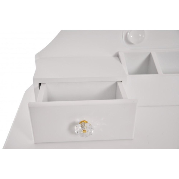 Туалетний столик з підсвічуванням Bonro- В-065L (червона табуретка) -
                                                        Фото 7