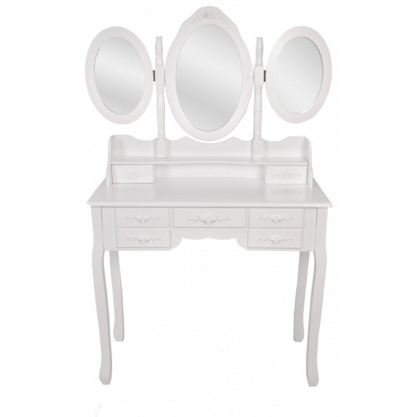 Столик косметичний Bonro- В020 (червона табуретка) -
                                                        Фото 2