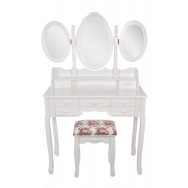 Столик косметический Bonro- В020 (красная табуретка)