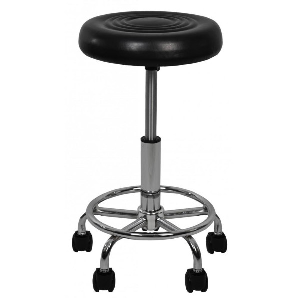 Кресло табурет на колесах без спинки круглое Bonro B-775-1 черный -
                                                        Фото 4 Кресло табурет на колесах без спинки круглое Bonro B-775-1 черный -
                                                        Фото 4