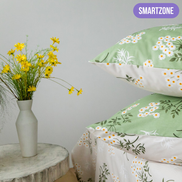 Комплект постільної білизни євро Поликоттон Оливковий 363378 -
                                                        Фото 2