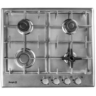 Газова варильна поверхня Borgio 6721 (Linen Inox)