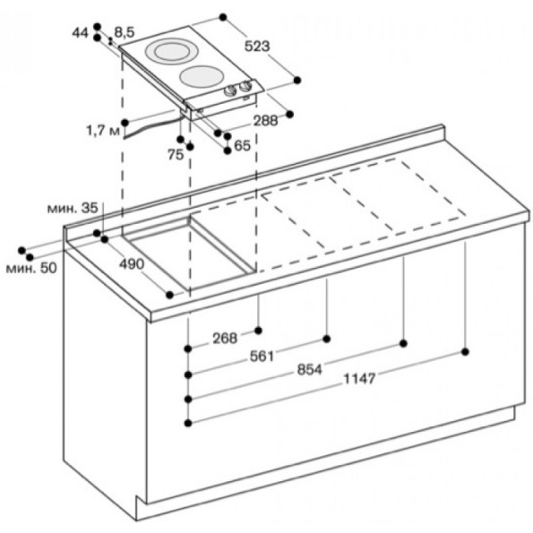 Електрична варильна поверхня Gaggenau VE 230 114 -
Фото 2 Електрична варильна поверхня Gaggenau VE 230 114 -
Фото 2