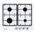 Газова варильна поверхня Borgio 6721-17 (White Enamelled)