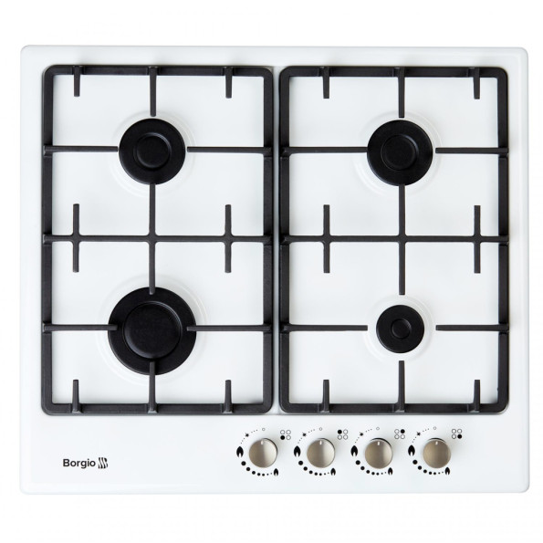 Газова варильна поверхня Borgio 6721-17 (White Enamelled) Газова варильна поверхня Borgio 6721-17 (White Enamelled)