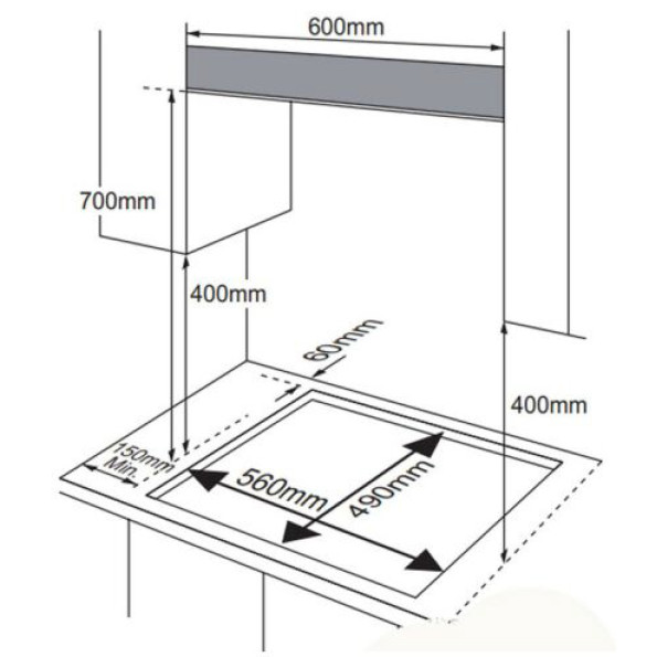 Газова варильна поверхня Samsung NA64H3030AS / UA -
                                                        Фото 3