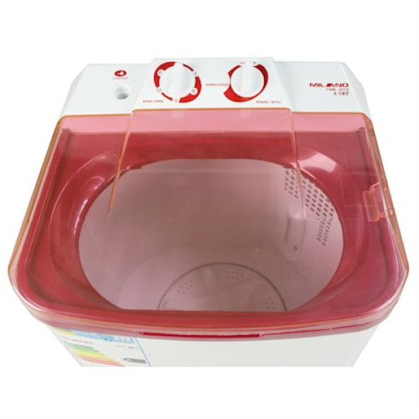 Стиральная машина Milano FWM-40 PA Red -
                                                        Фото 2