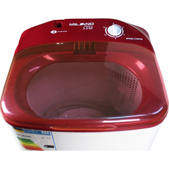 Стиральная машина Milano XPB 30 PA Red -
                                                        Фото 2