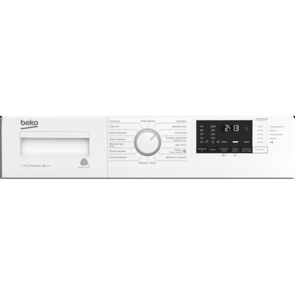 Стиральная машина Beko WUE 7512 XWW -
                                                        Фото 3