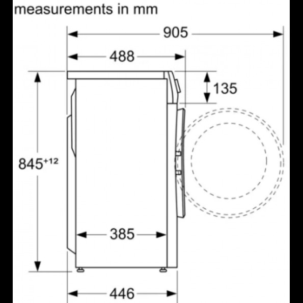 Пральна машина Siemens WH22A2W1BL -
                                                        Фото 2