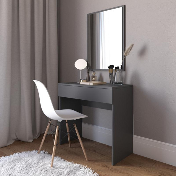 Туалетний столик з висувною шухлядою антрацит
