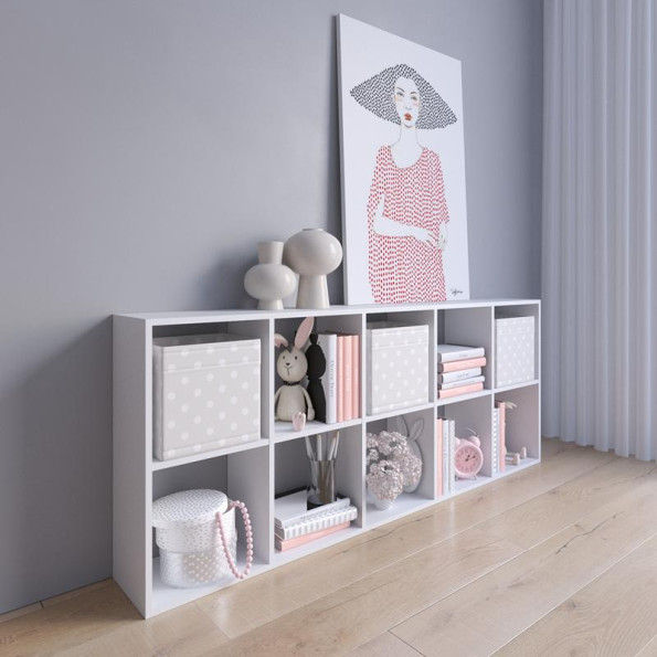 Стеллаж на 10 ячеек бетон -
                                                        Фото 2