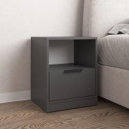 Прикроватна тумба з висувною шухлядою 40.2х49.8х35 см Антрацит