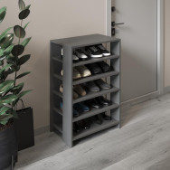 Полка для обуви из ЛДСП антрацит 60х90х34.4 см Полка для обуви из ЛДСП антрацит 60х90х34.4 см