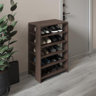 Полка для обуви из ЛДСП венге темный 60х90х34.4 см Полка для обуви из ЛДСП венге темный 60х90х34.4 см