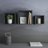 Комплект полок на стену из 3 шт антрацит Комплект полок на стену из 3 шт антрацит