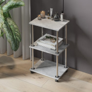 Етажерка на коліщатках ЛДСП Бетон Етажерка на коліщатках ЛДСП Бетон