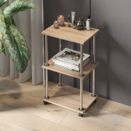 Етажерка на коліщатках ЛДСП Дуб Сонома Етажерка на коліщатках ЛДСП Дуб Сонома