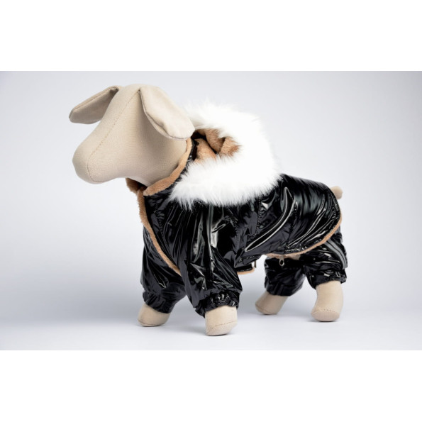 Комбінезон для собак лаковий 25х40 см бірюзовий -
                                                        Фото 2