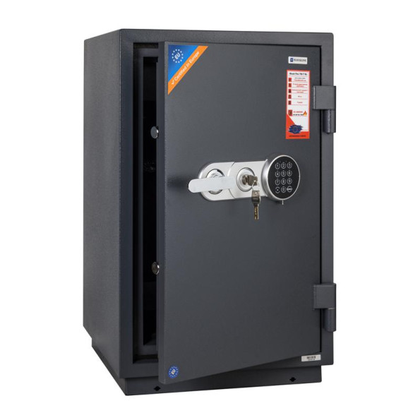 Вогнестійкий сейф Block Fire 750 T EL на колесах, з ключовим та електронним замками