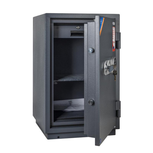 Вогнестійкий сейф Block Fire 750 T EL на колесах, з ключовим та електронним замками -
                                                        Фото 2