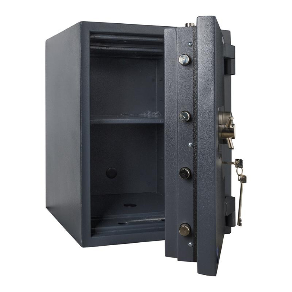 Вогнезламостійкий сейф 67EК із захистом дверей від випалювання та ключовим та електронним замками - Фото 3