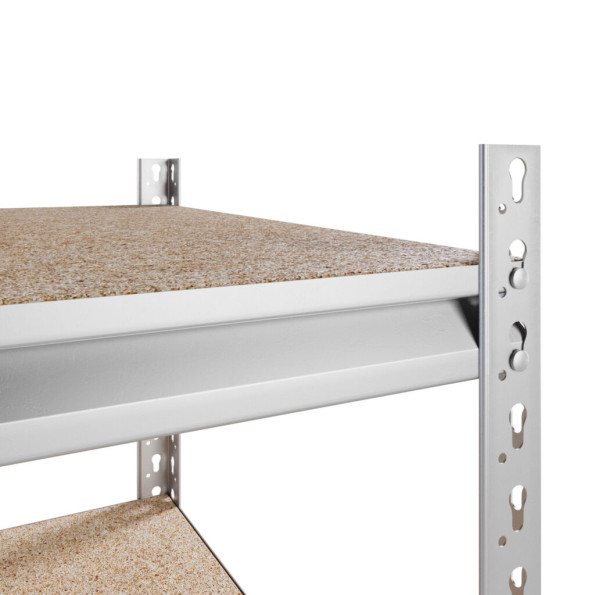 Стелаж металевий 200х153х50 см Цинк 5 полиць з ДСП 190 кг на полицю AB-hard-328586 -
                                                        Фото 2