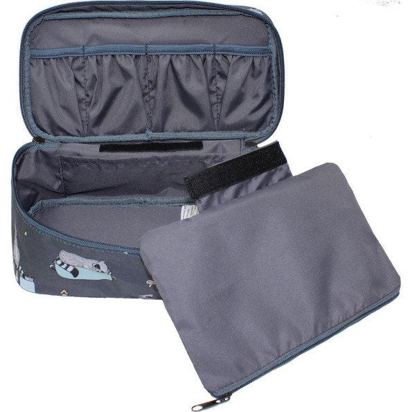 Косметичка 4 л. сублимация Стирающий енот -
                                                        Фото 4