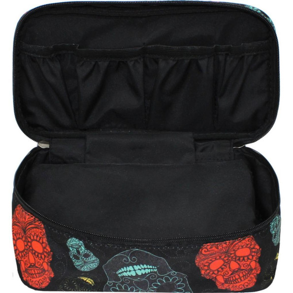 Косметичка 4 л. сублимация Череп/Неон -
                                                        Фото 3