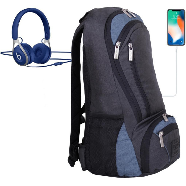 Рюкзак для ноутбука Granite 23 л. черный/серый -
                                                        Фото 3