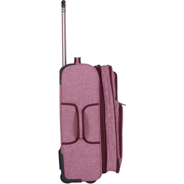 Валіза Леон середня 51 л. бордо -
                                                        Фото 7