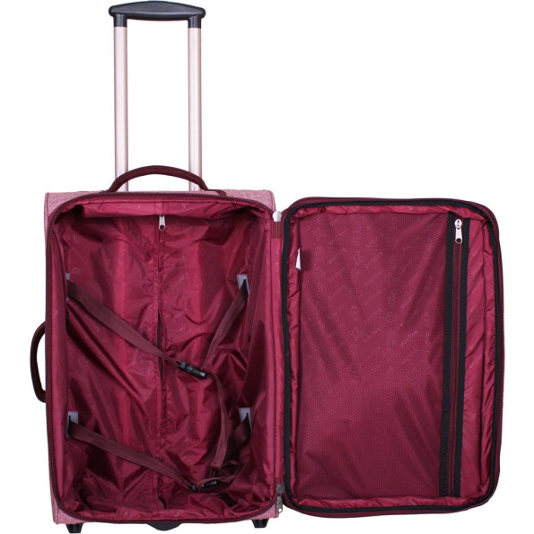 Валіза Леон середня 51 л. бордо -
                                                        Фото 8