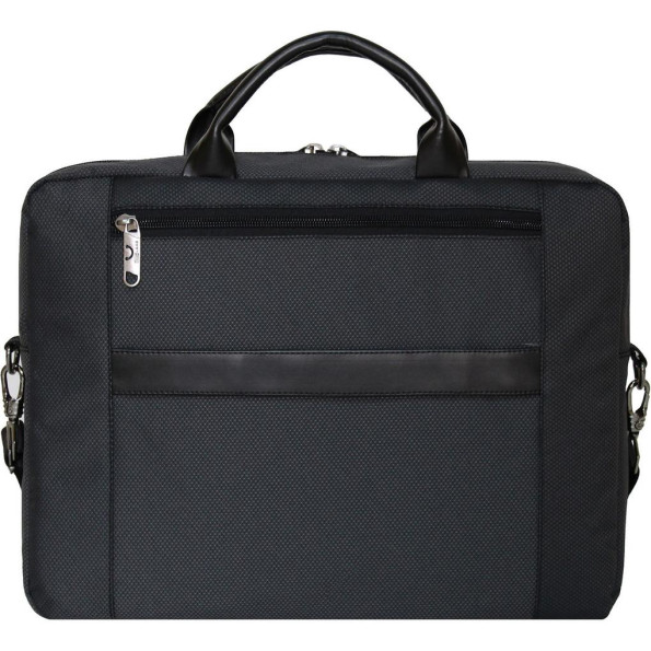 Сумка для ноутбука Fremont 11 л. черная с карманом спереди -
                                                        Фото 3