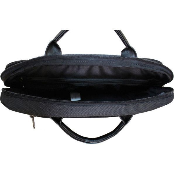 Сумка для ноутбука Fremont 11 л. черная с карманом спереди -
                                                        Фото 5