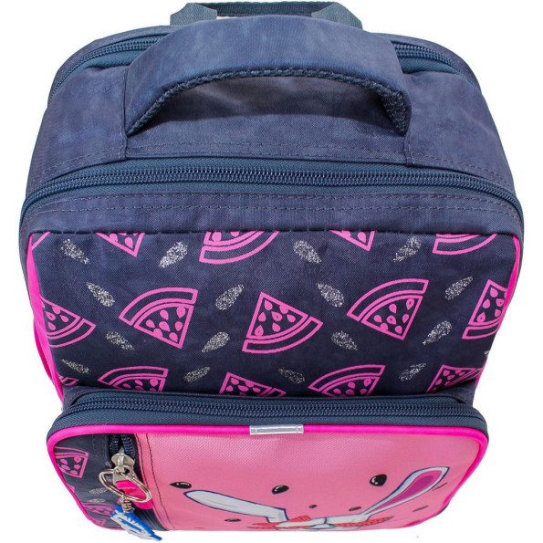 Рюкзак школьный Школьник 8 л. серый Привет лето -
                                                        Фото 4