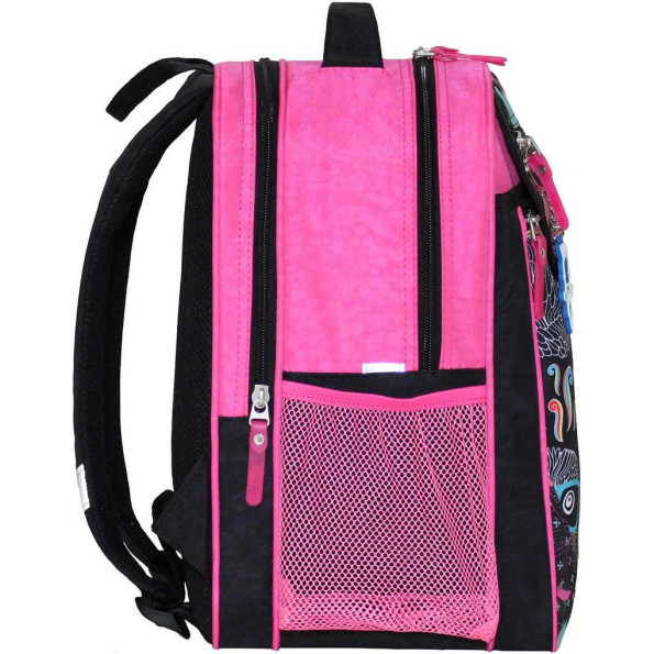 Рюкзак школьный Отличник 20 л. черный Сова в очках -
                                                        Фото 2