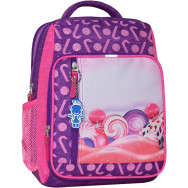 Рюкзак школьный Школьник 8 л. фиолетовый Сладости