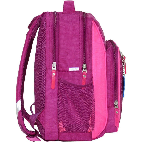 Рюкзак школьный Школьник 8 л. малиновый Йорк -
                                                        Фото 2