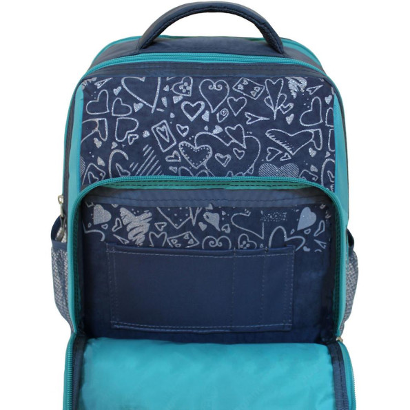 Рюкзак школьный Школьник 8 л. серый Фея на кармане -
                                                        Фото 4