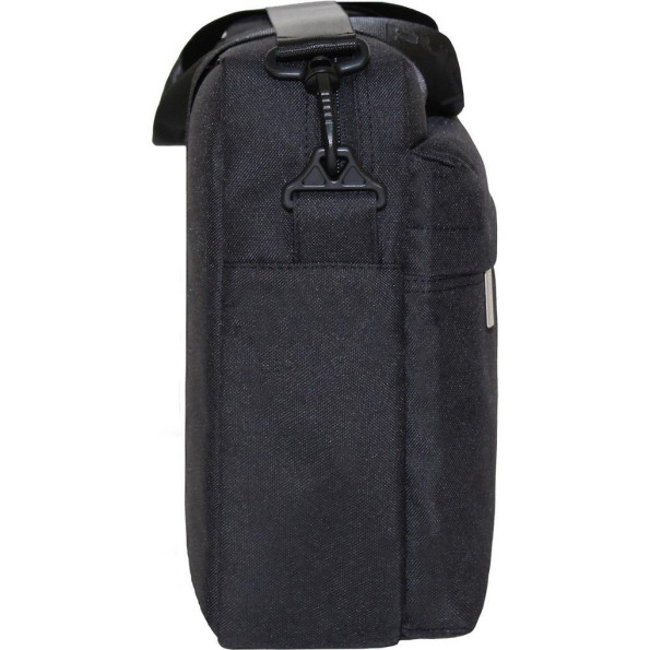 Сумка под ноутбук Salivan 8 л. черная с карманом спереди -
                                                        Фото 2